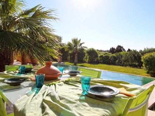 Villa contemporaine sur le Golf de Mogador - piscine