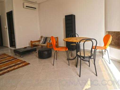 Appartement meublé avec double terrasse attenante