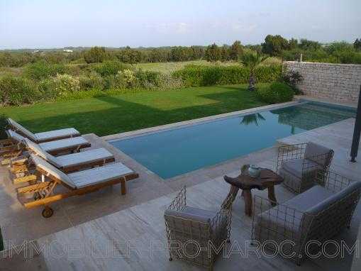 Belle villa contemporaine au pied de Golf de Mogador avec vue sur mer