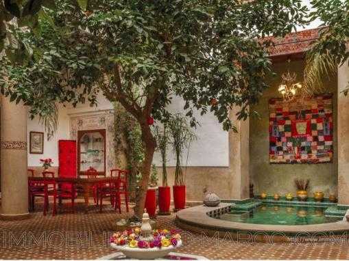 Riad Rénové 530m² en vente à Marrakech ref 6665