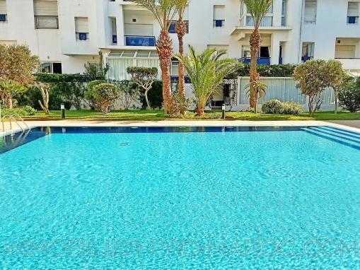 Magnifique Duplex meublé, vu piscine, dans une résidence au bord de mer