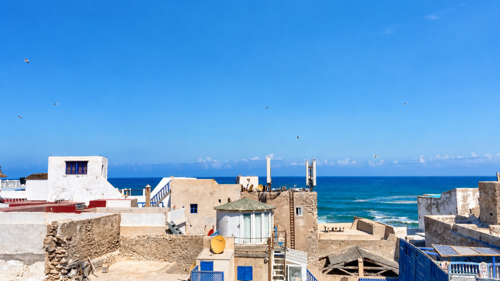 Somptueux riad vue mer, 6 chambres avec classement en maison d\'hotes .