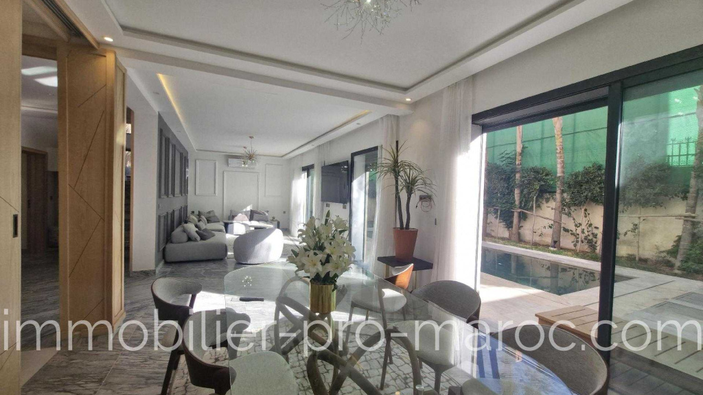 Magnifique villa contemporaine, meublee, Masmoudi Targa