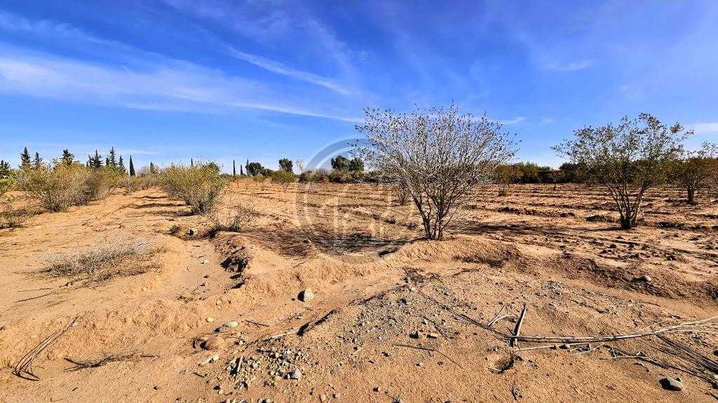 Joli terrain a 26kms de Marrakech, mure et titre.