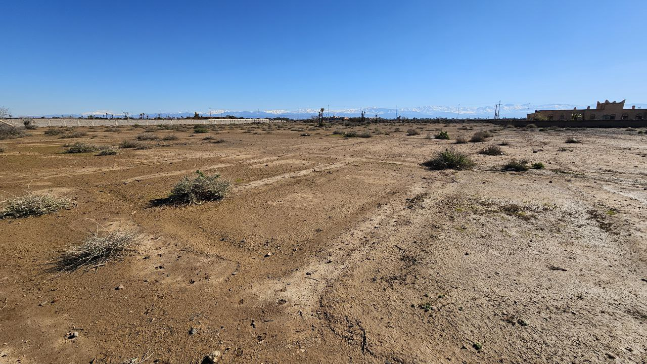 Terrain à Marrakech Palmeraie/zone bab atlas
