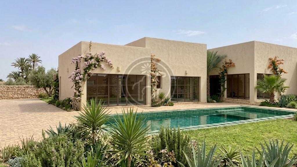 Villa de plain-pied, 4 chambres, piscine. En cours de finition.