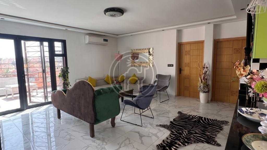 Spacieux appartement avec grande terrasse à Guéliz