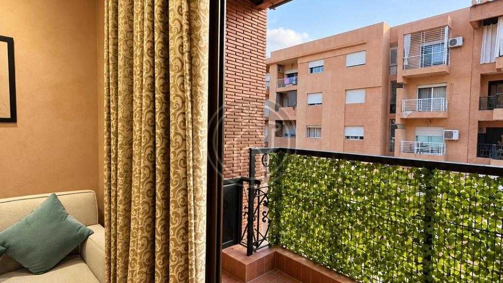 Appartement de charme de 60 m² avec balcon au cœur de Guéliz – Marrakech