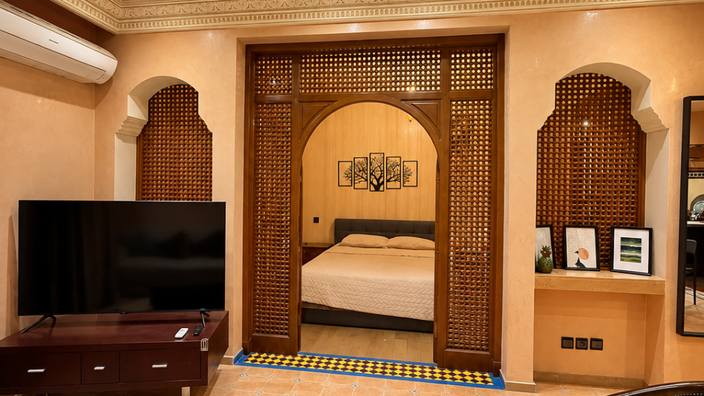 Appartement de charme de 60 m² avec balcon au cœur de Guéliz – Marrakech