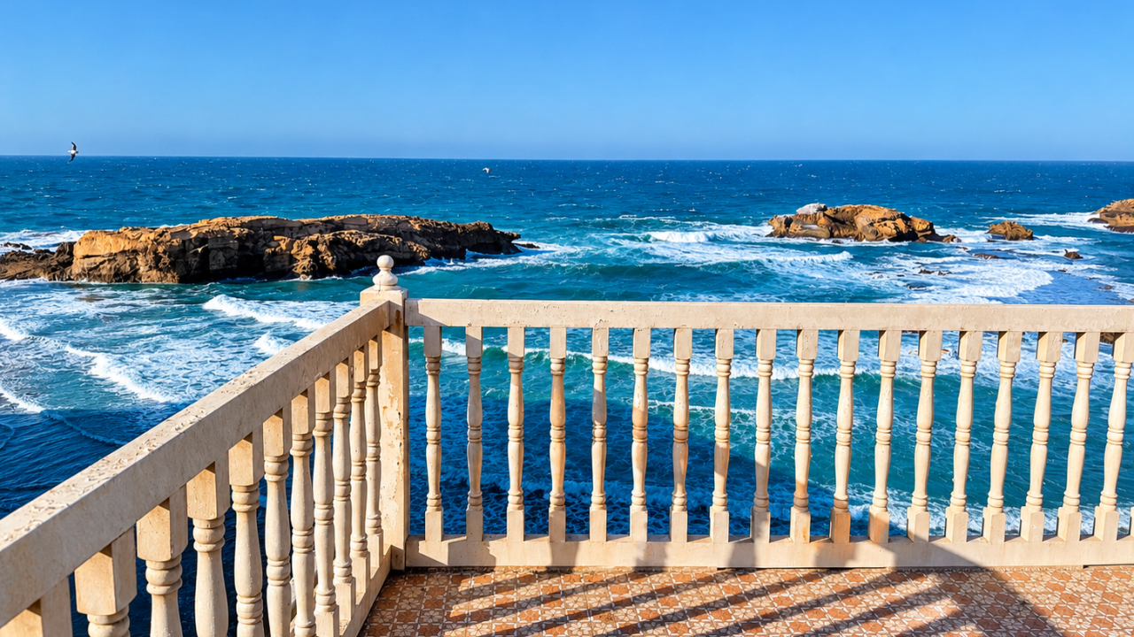 Riad titré à vendre à Essaouira – Première ligne face à l’océan